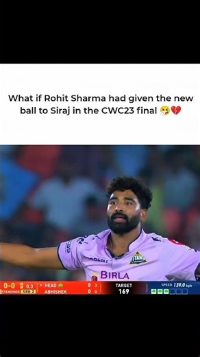 Siraj vs Head: The CWC23 Final Revenge We Never Got ⚔️ #siraj #gtvssrh
