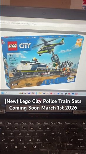 (New) Lego City Police Train Sets Coming Soon March 1st 2026