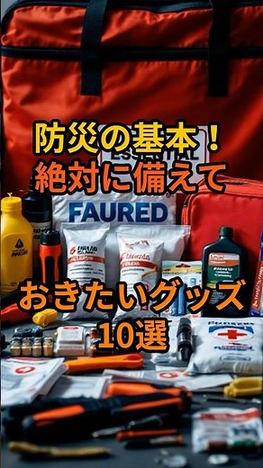 防災の基本！絶対に備えておきたいグッズ10選 #shorts #防災グッズ #防災準備 #自宅避難 #非常用持ち出し袋