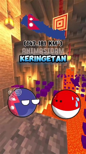 negara Yang setara provinsi di Indonesia #countryballs #minecraft #fyp | minecraft