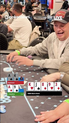 When you know.. you know! 888Poker LIVE Barcelona Main Event