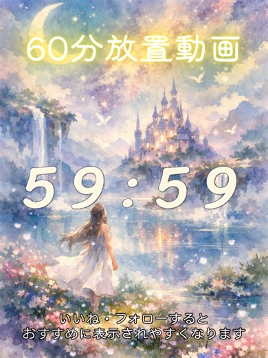 AIが描く幻想世界を、静かに流れる60分。 作業や休憩のおともに、ふっと力を抜ける時間をどうぞ。 #癒し #幻想的 #AIアート #作業用 #放置動画 #ながら視聴 #60分動画 #ポイ活 #生成AI #ほっとする放置チャンネル