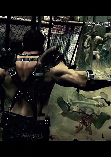 Chris the boulder punch 👊💀#residentevil #residentevil5 #wesker #chrisredfield