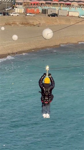 Flying Through the Air on a Zipline 😱 (So Fast!)