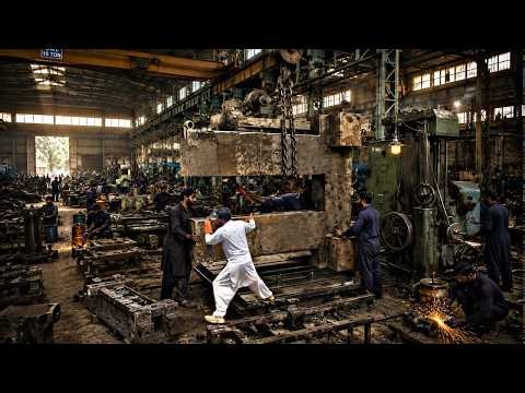 World’s Biggest Steel Frame Machining Setup | Amazing Workshop Engineering