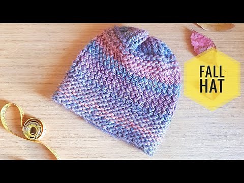 How to Loom Knit a Twisted Stockinette stitch Fall Hat (DIY Tutorial)
