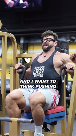 Eric Janicki IFBB Pro on Instagram: "Andre was a legend. Got his pressing form on 💯 You can apply these queues to any press; ✅ Shoulders down and back ✅ Tuck elbows to 45 degrees ✅ Chest proud like a string is pulling it up to the ceiling ✅ Feel like you’re falling back into the seat as you press forward with the hands. That will keep you in chest and out of front delt. If you’re loving this series, make sure to ♥️ and share #bodybuilding #fitness #workout #chestworkout #ifbb #funny"