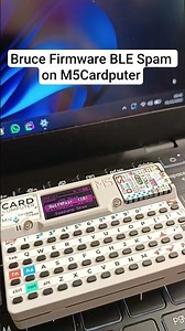 Bruce Firmware BLE Spam on M5Cardputer #m5stack #arduino #security #bluetooth #hackinfo
