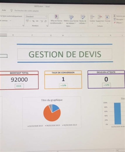 un simple fichier Excel avec macro. Pour créer, charger et modifier des devis facilement. Alors oui, bien sûr, on pourrait faire ça avec un logiciel spécialisé. Mais : 👉 tout le monde ne maîtrise pas ces logiciels, 👉 et beaucoup de personnes travaillent déjà tous les jours sur Excel. #excel #automatisation #devis