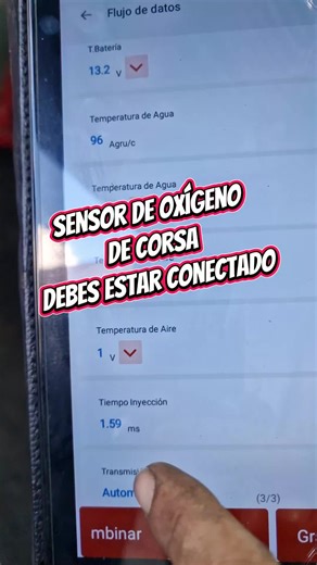 Consumo de Gasolina por Sensor de Oxígeno en Corsa