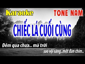 Chiếc Lá Cuối Cùng - Karaoke Tone Nam ( Am ) Đời Sống Và Âm Nhạc - Beat Mới Dễ Hát