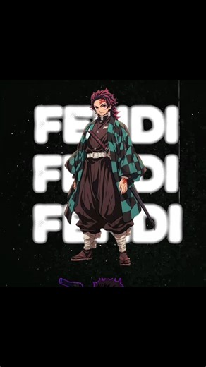 '' Fendi '' edit Capcut 🔥 (14/60) !! demon slayer 🗿anime 🇧🇷🔥 #tanjiro #anime #fypシ゚ #explore #edit