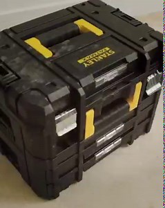The 21 litre STANLEY® FATMAX® PRO-STACK™ Combo has foam inserts and 2 drawers with dividers for small parts. #STANLEYTools #TheMeasureofAPro | Stanley Tools UK | Facebook