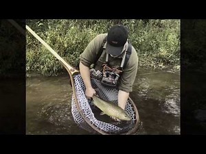 A peek at the process of building a wooden landing net