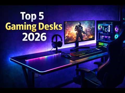 Top 5 Gaming Desks 2026 | Perfect Mix of Functionality and Aesthetics