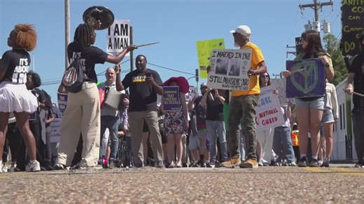 Free the 901 Coalition takes demands for change to City Hall with a march