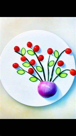 Artistic Vegetable Plating | Creative Food Art