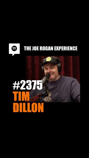 The Joe Rogan Experience on Instagram: "Ep 2375 • @timjdillon • Tim Dillon is a stand-up comic, actor, and host of “The Tim Dillon Show” podcast. His latest comedy special, “Tim Dillon: I’m Your Mother,” is available on Netflix. www.timdilloncomedy.com"