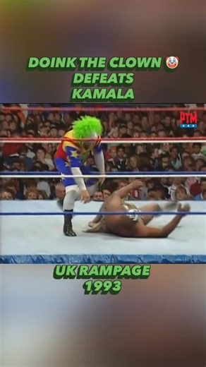3.1K views · 1.8K reactions | Doink the Clown defeats Kamala at WWE...