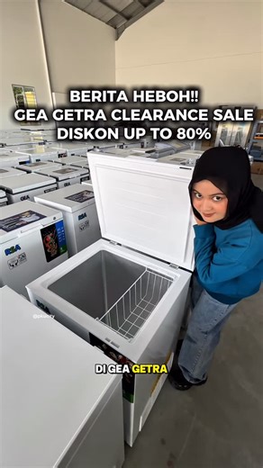 INFO PEKANBARU, RIAU on Instagram: "Para Pengusaha F&B Kuliner/ Cafe Wajib Merapat‼️😍 Buat kamu yang mau mulai usaha kuliner, dari jajanan UMKM, resto, Hotel, sampai cafe kece, GEA GETRA lagi Clearance Sale Akhir Tahun. Diskon besar-besaran, untuk semua produk dapur, dan dapur komersial. Diskon hingga 80%. ‼️Cuma dari 1 November sampai 31 Desember 2025‼️ . . “GEA GETRA CLEARANCE SALE” 📍 Warehouse Pergudangan Serba Guna Ajinomoto Pagar warna biru, seberang Probesco Jl. Siak 2, No. 1, Palas, Rum