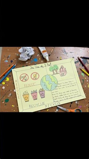 How to make Creative DIY The 3Rs: Reduce, Reuse, and Recycle Activity ♻️ ♻️ ♻️ #diy #3Rsmodels