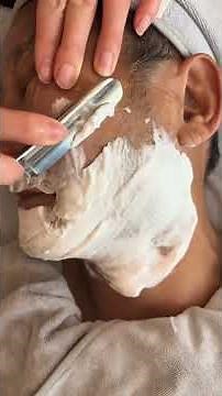 Shave & Face Massage || #asmr #asmrvideo #asmrsounds #massage #shorts #shortvideo #ytshorts02