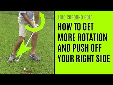 GOLF: How To Get More Rotation And Push Off Your Right Side