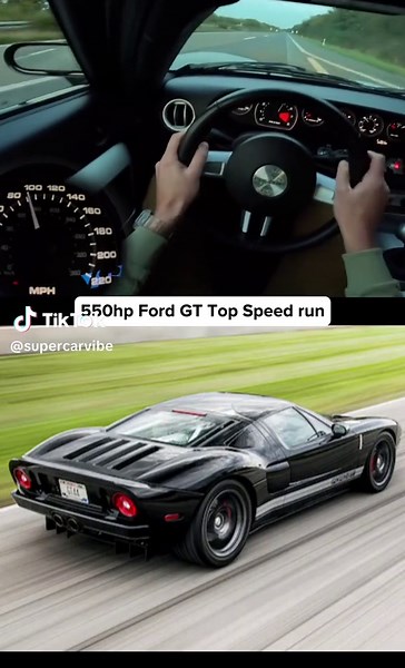 2006 Ford GT Top Speed Run On The German Autobahn!
