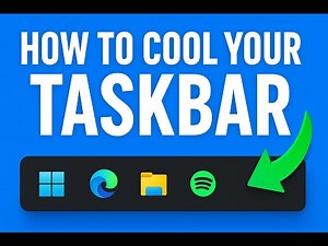 How to Make Your Taskbar Look Cool | Windows Tips ( Subscribe Now )