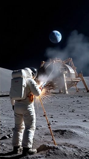 Astronauts Begin Building the First Human Colony on the Moon 🌕🚀
