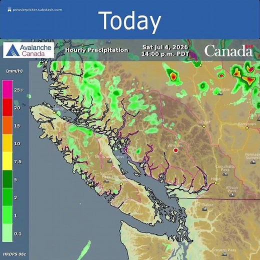 Hourly Precipitation Forecast - test