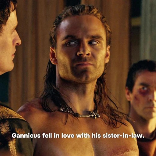 Gannicus fell in love with his sister-in-law.#usa #movies #foryou #tiktok