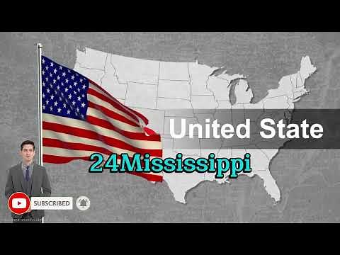 Learn 50 States of USA / Name Fifty States of America / Every State By USA / World Map Series
