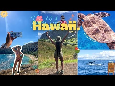 🌺🌴☀️HAWAII Vlog Part 1: kualoa ranch | hanauma bay | snorkeling | lanikai pillbox hike 🌺🌴☀️