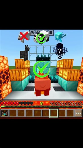 Minecraft mob The Lava cross
