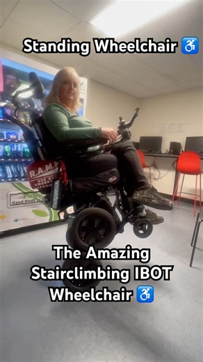 The Amazing Standing, Stairclimbing Wheelchair!♿️ Best in the world.🌎#disability #wheelchair #ibot