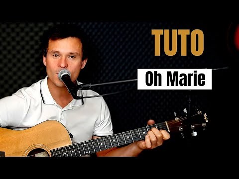 Tuto guitare Johnny Hallyday - Oh Marie (Accords et Paroles)
