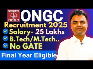 ONGC Recruitment 2025, Latest Govt Job Vacancy, ONGC Syllabus, Exam Pattern, Best Books