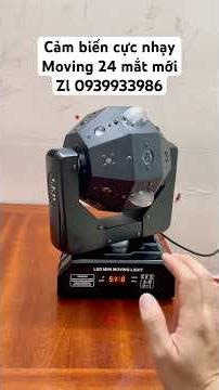 Extremely sensitive sound sensor on 24-eye moving light. #foryou #karaokelight #lightroom