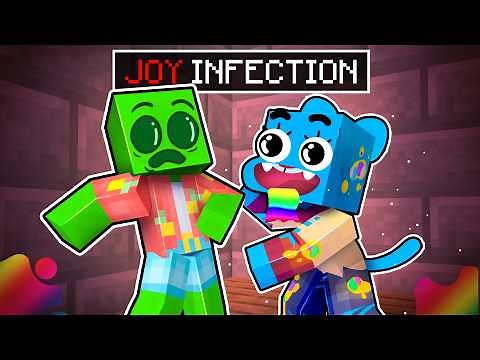 Surviving the GUMBALL JOY INFECTION in Minecraft!