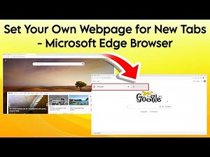 How to Set ANY Website as Your New Tab Page in Microsoft Edge