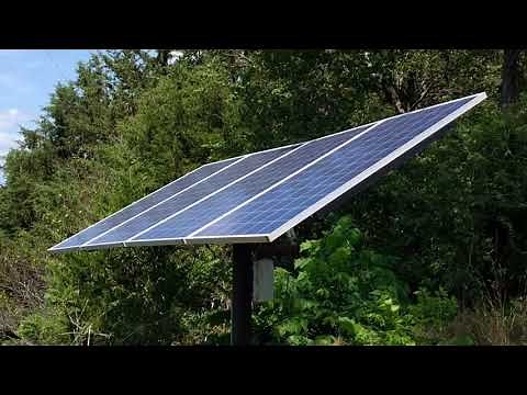 Solar Panel Dual Axis Sun Tracker Arduino