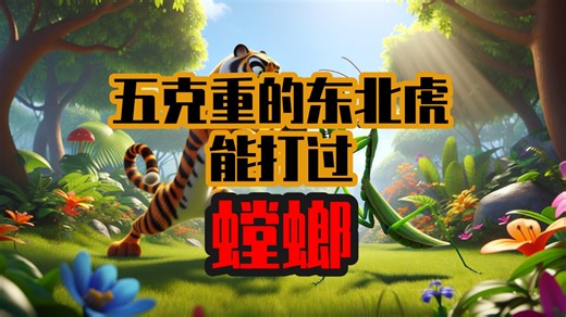如果东北虎变成只有5克，能不能打得过螳螂？