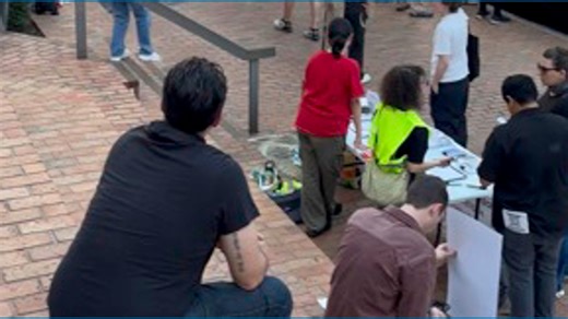 Dozens prepared Saturday for roughly 200 people to join them outside Tampa City Hall after news broke of Alex Pretti being killed by federal agents in Minneapolis. | 10 Tampa Bay