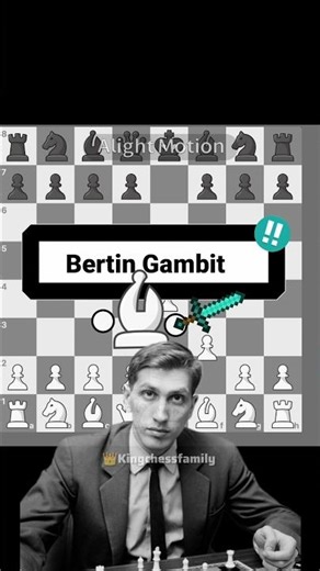 cooked 🍗Bertin Gambit #trap #chess #fypシ #chessstrategy