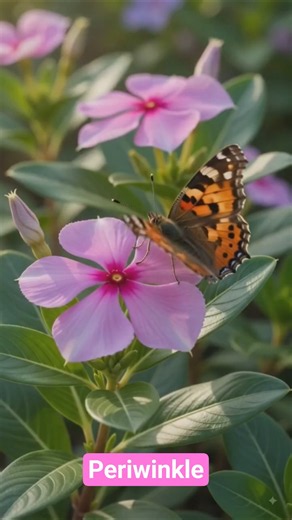 beautiful Periwinkle flowers #garden #flowers #trending #nature #shorts #gardening