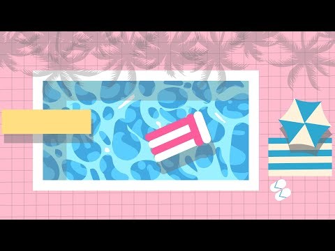 BEACH VECTOR | Create Pool Water Texture Effect Background in Adobe Illustrator