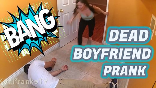 Dead boyfriend scary Prank - MUST SEE