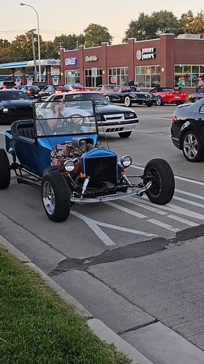 4.6M views · 35K reactions | Ford T Bucket Hot Rod Blue Classic Car Drive By Engine Sound Harper Charity Cruise 2023 | Casey Faitel | Facebook