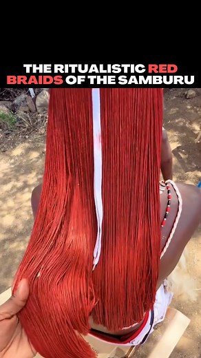 546K views · 6.8K reactions | The Samburu Moran warriors of Kenya are known for their bright, red-tinted hair — a striking style made from a mix of ochre, animal fat, and clay. The vivid color isn’t just for beauty; it symbolizes pride, strength, and the warrior spirit that defines the Moran. #culture #hair #braids #africa #tribe #fblifestyle Video credit: /cocogreenzgyal | Unrestricted Borders | Facebook